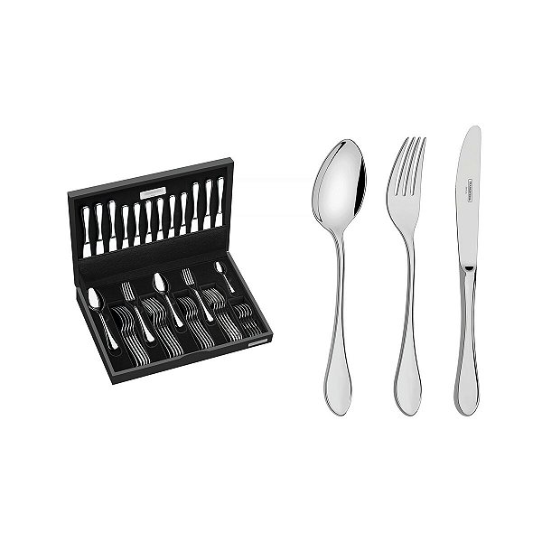 Faqueiro Aco Inox 42Pcs C/Estojo Tramontina 66932204