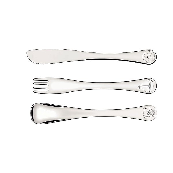 Jg Talheres Aco Inox 3Pcs Le Petit Tramontina 66973008