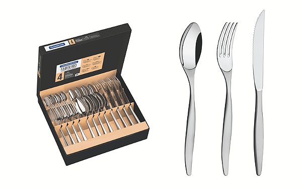 Faqueiro Aco Inox 24Pcs Wind Tramontina 66980124