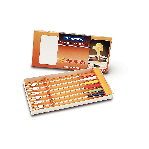 Jg Garfo Aco Inox 6Pcs P/Fondue Tramontina 66999700