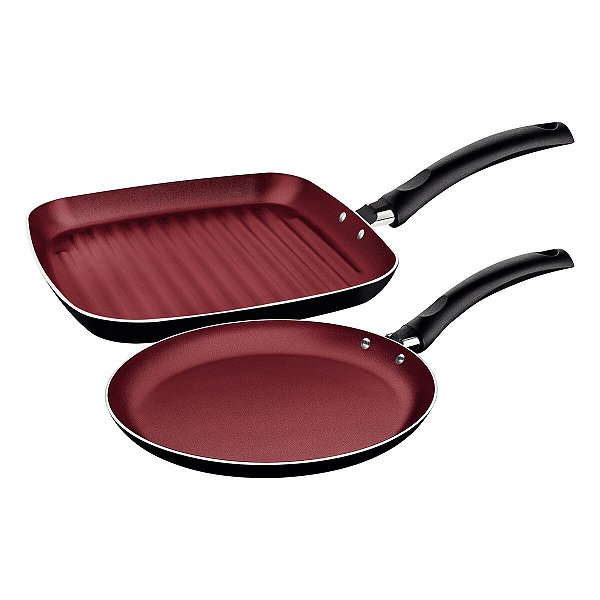 Bistequeira Panquequeira 2Pc Turim Preto Tramontina 27899346