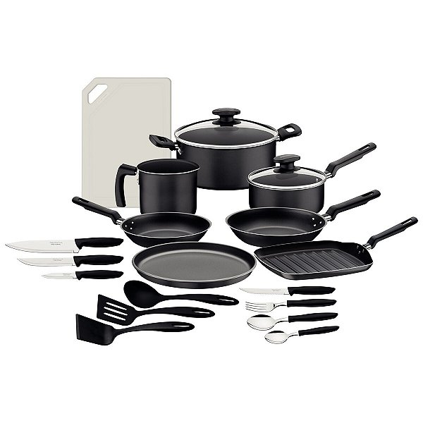 Kit Cozinha 40Pc Grafite Tramontina 20399073