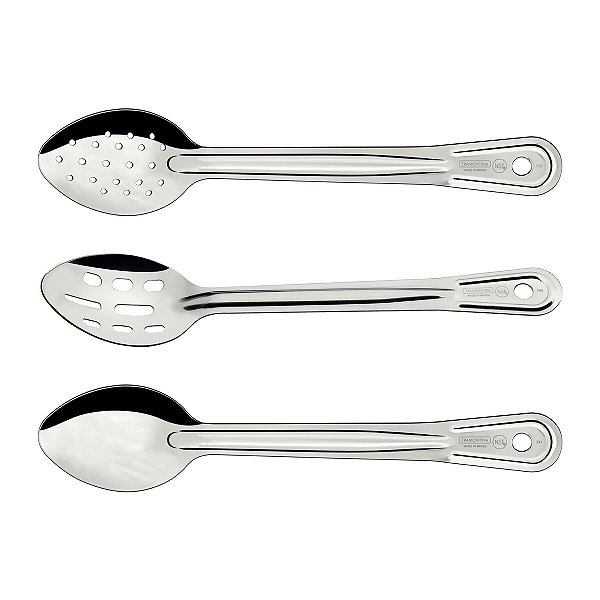 Jogo Colheres Inox 3Pc Buzios Tramontina 23798065