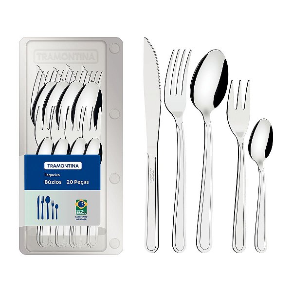 Faqueiro Inox 20Pc Buzios Tramontina 23798067