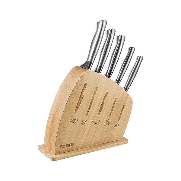 Jogo Facas Inox 6Pc Cronos Tramontina 24099078