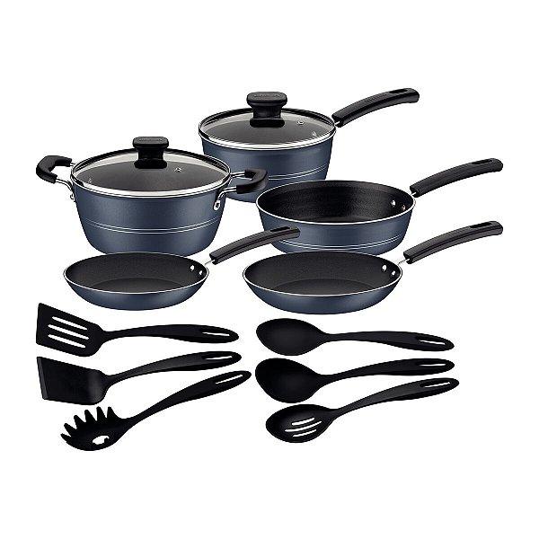 Kit Cozinha Alum 13Pc Sicilia Azul Tramontina 27899209