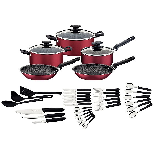 Kit Cozinha 38Pc Victoria Vermelho Tramontina 27899467