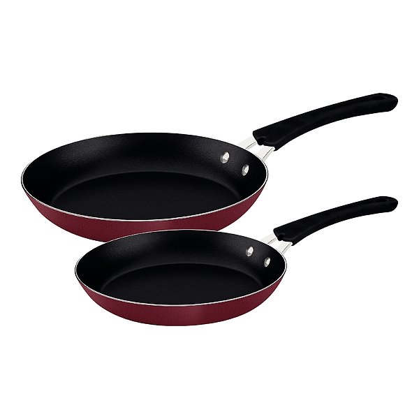 Jogo Frigideiras Alum 2Pc Vermelho Tramontina 27899470