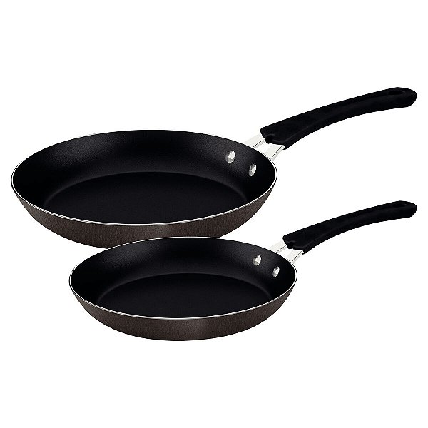 Jogo Frigideiras Alum 2Pc Cinza Tramontina 27899471