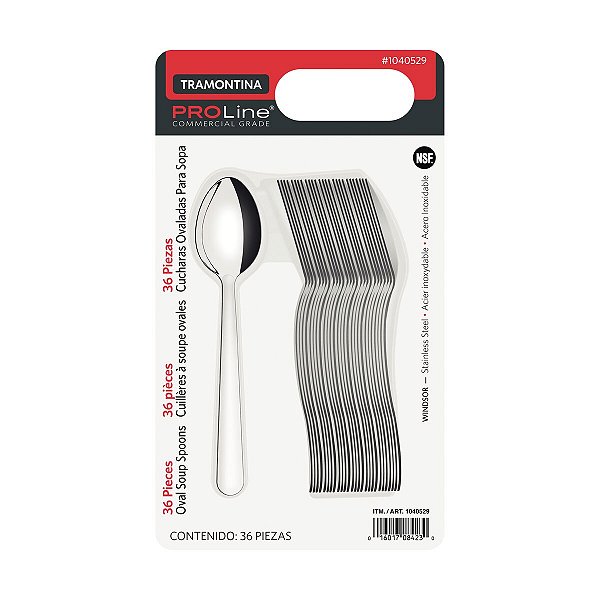 Conj Colheres Mesa Inox 36Pc Malibu Tramontina 29899453
