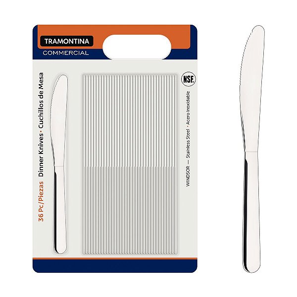 Conj Facas Mesa Inox 36Pc Malibu Tramontina 29899455