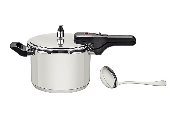 Panela Pres Aco Inox 6L Brav C/Conc Tramontina 62416226