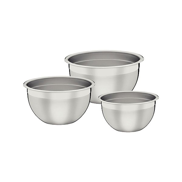 Jg Potes Inox Alimentos 3Pcs Tusa Tramontina 64220718