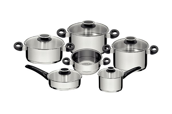 Jg Panelas Aco Inox 6Pc N Solar Baq Tramontina 65720135