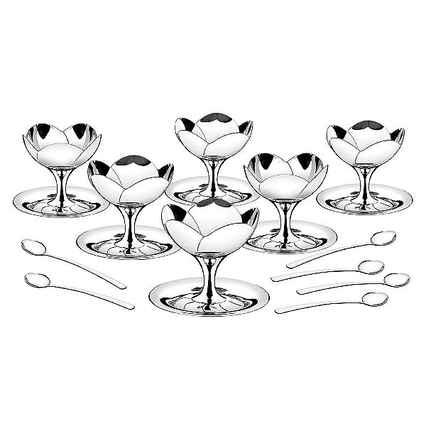 Jg Tacas Aco Inox 18 Pcs Tropical Tramontina 64230740