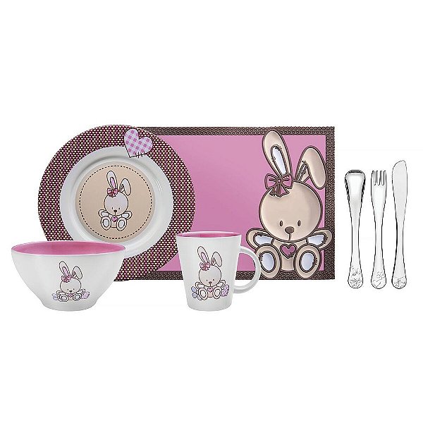 Jg Porcelana P/Crianca 7Pc Le Petit Tramontina 64250695