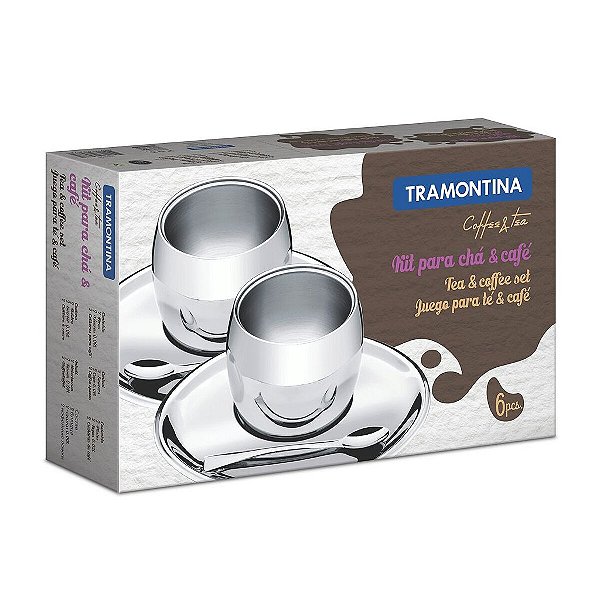 Jg Aco Inox Para Cafe 6Pcs Tramontina 64430720