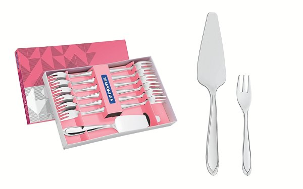 Jg Aco Inox P/Torta 13Pcs Aurora Tramontina 66907610