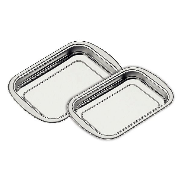 Jg Assadeiras Aco Inox 2Pcs  Cosmos Tramontina 64310446