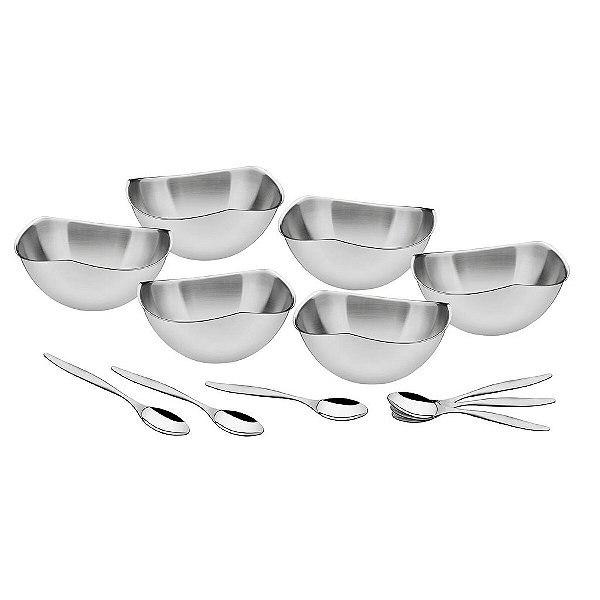 Jg P/Sobremesa Aco Inox 12Pc Tr3 S Tramontina 64590000