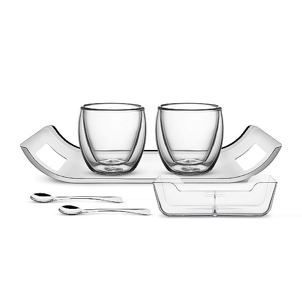 Jg Aco Inox P/Cafe 6Pcs  Quadrata Tramontina 64780030