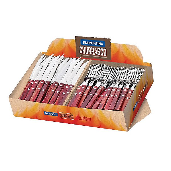 140 Talher Polywood Churrasco Tramontina 21199786