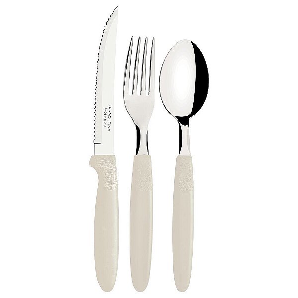 144 Talher Inox Ipanema Cinza Tramontina 23398674