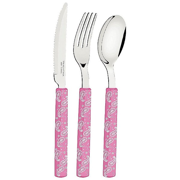 120 Talher Inox Bliss Rosa Tramontina 29899132