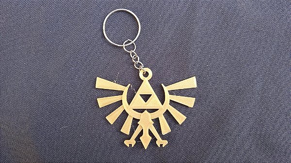 Chaveiro Zelda Triforce