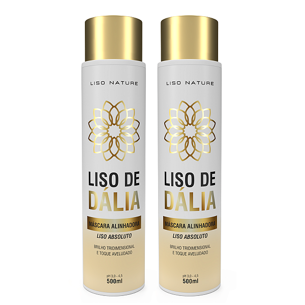 2 Liso de Dália Progressiva sem formol orgânica 7x mais liso