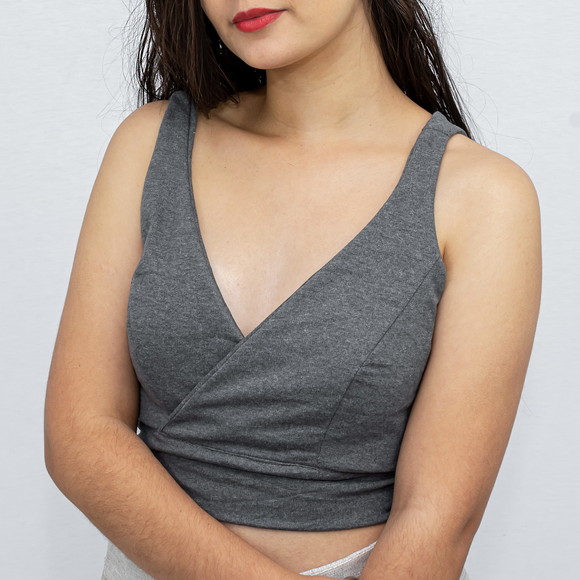 CROPPED TULIPA NEGRA