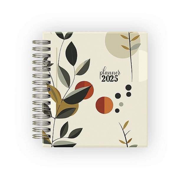 Big Planner  2025 Floral Clean