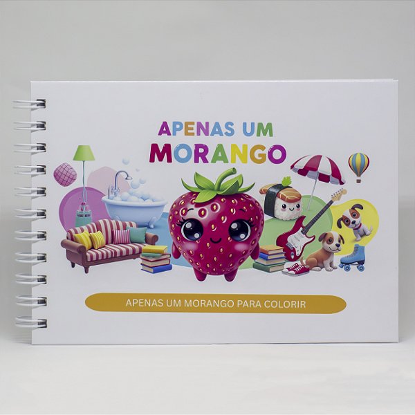 Livro de colorir Apenas um morango