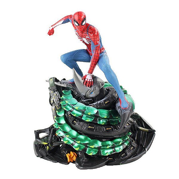 Action Figure Homem Aranha Spiderman Game Ps4 Estátua Marvel