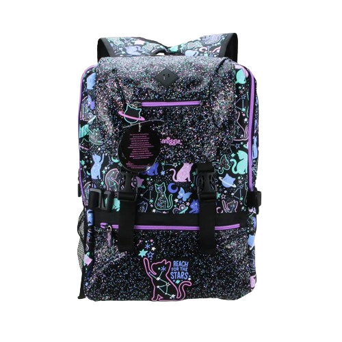 Mochila Escolar Cat Reach For The Stars Original Smiggle Cubo Nerd 