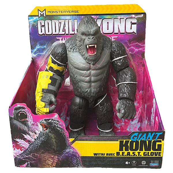 Boneco Giant Kong Beast Glove - Godzilla Vs Kong The New Empire Playmates