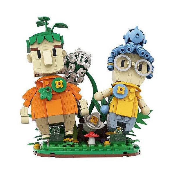 Diorama It Takes Two May e Cody - Blocos de Montar