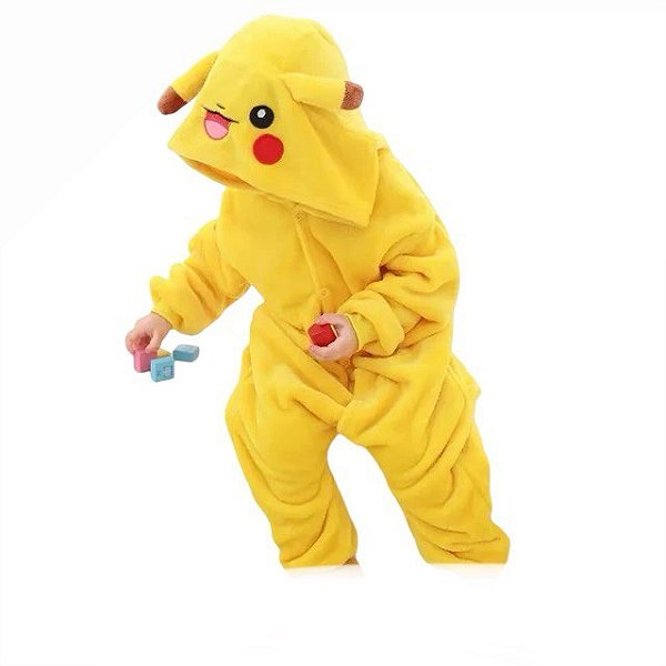 Pijama Infantil Pikachu Alta qualidade - Pokémon