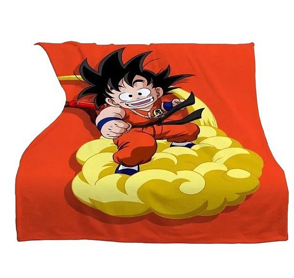 Manta Microfibra Cobertor Dragon Ball 100x150cm - Animes