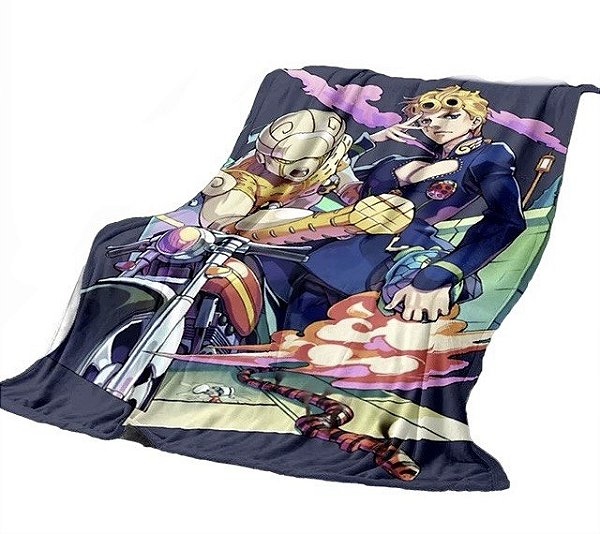Manta Microfibra Cobertor JoJo's Bizarre Adventure 150x180cm - Animes