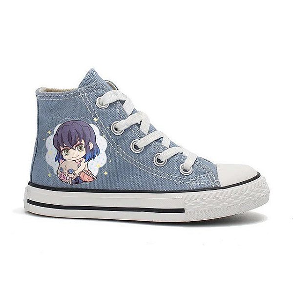 Tênis Lona Respirável Inosuke Hashibira Kawaii - Demon Slayer