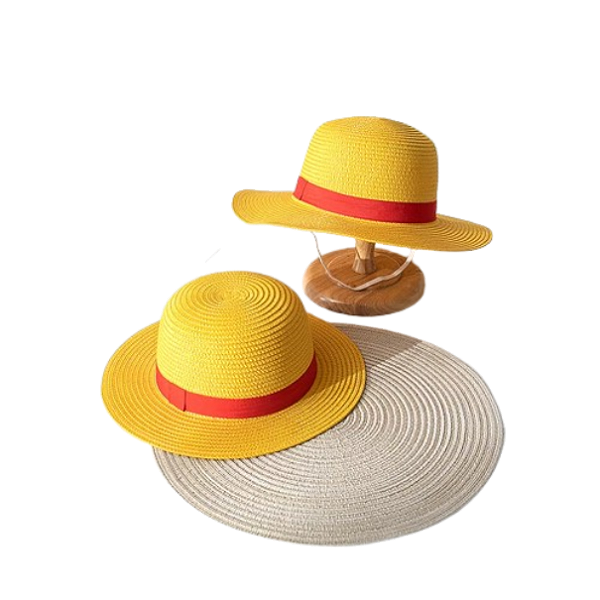 Chapéu de Palha Luffy - Infantil e Adulto