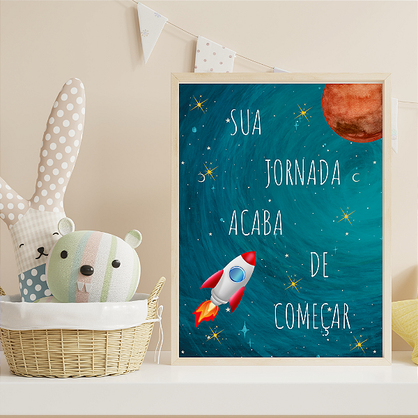 Quadro Galáxia Sua Jornada