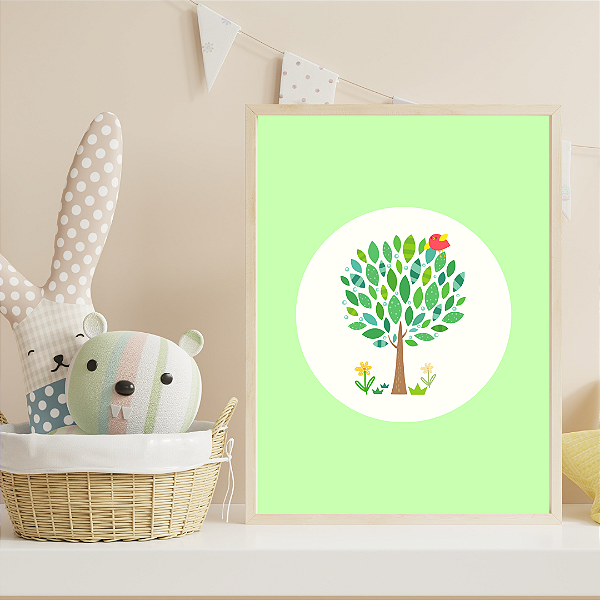 Quadro Árvore Minimalista