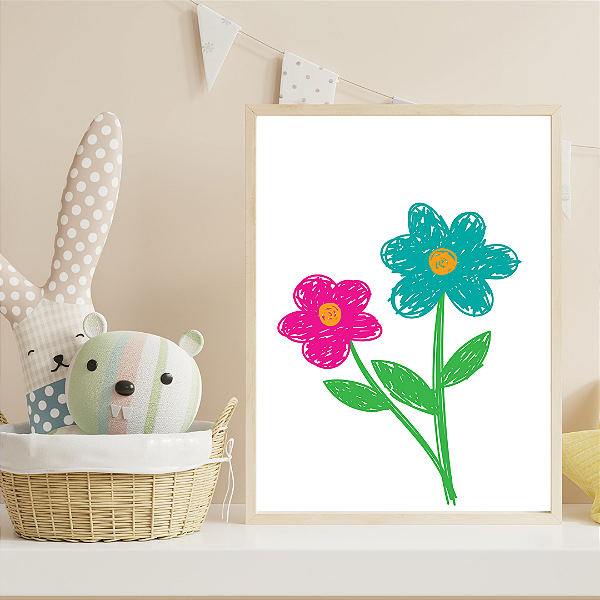 Quadro Raminho de Flor