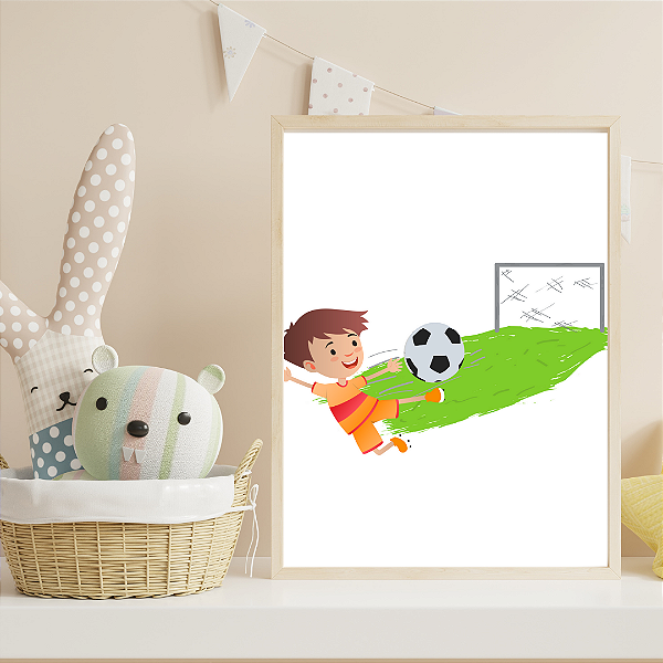 Quadro Chute ao Gol