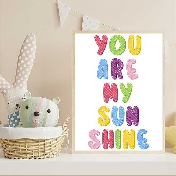 Quadro Sunshine Menina