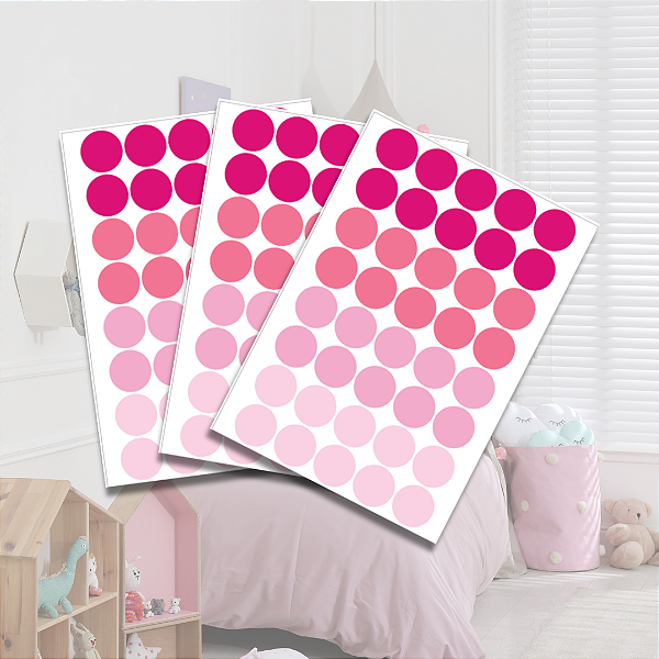 Adesivo Tons de Rosa