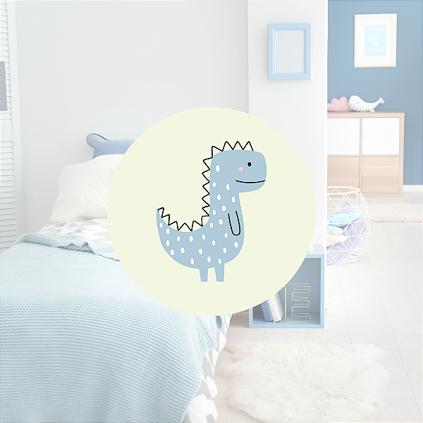 Placa MDF Coleção Dino