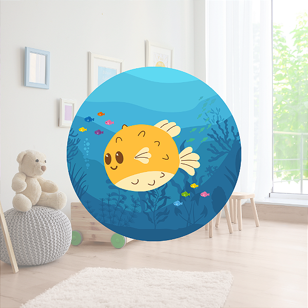 Placa MDF Coleção Fundo do Mar